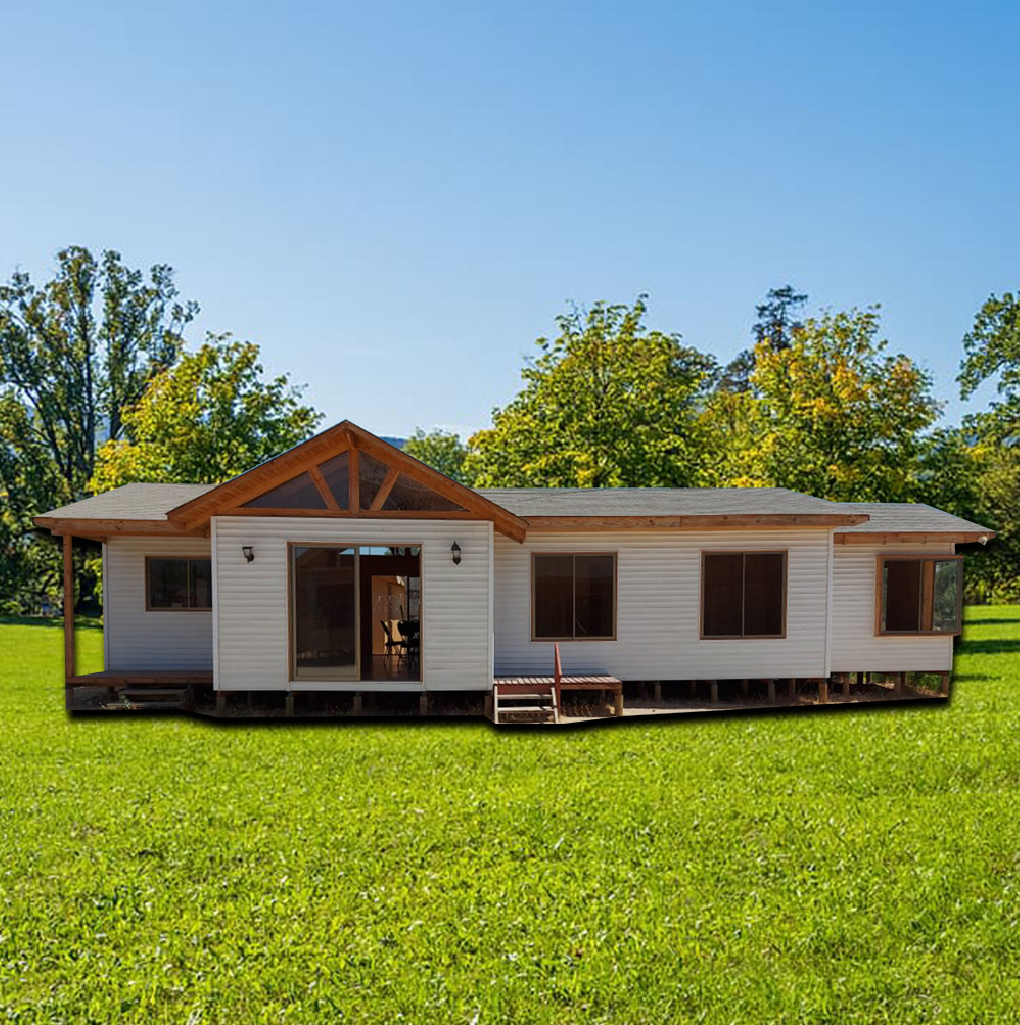 Casa prefabricada kit básico 126 m² – modelo grande 4 habitaciones