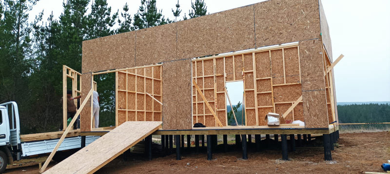 Foto de obra CasasFerrada – proyecto de casa prefabricada en Chile nº3