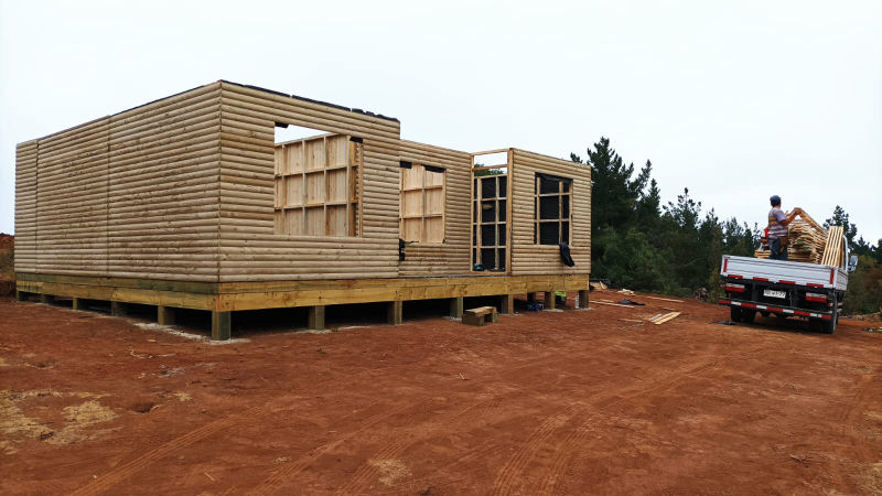 Foto de obra CasasFerrada – proyecto de casa prefabricada en Chile nº12